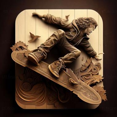 3D model Shaun White Skateboarding game (STL)